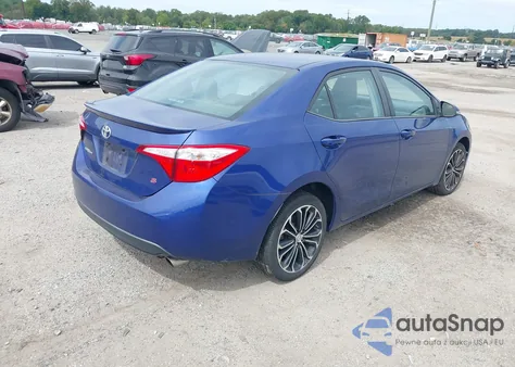 2015 Toyota Corolla S Plus z USA, uszkodzony, nr VIN 2T1BURHE8FC316410